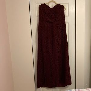 David’s Bridal Lace Detail Dress